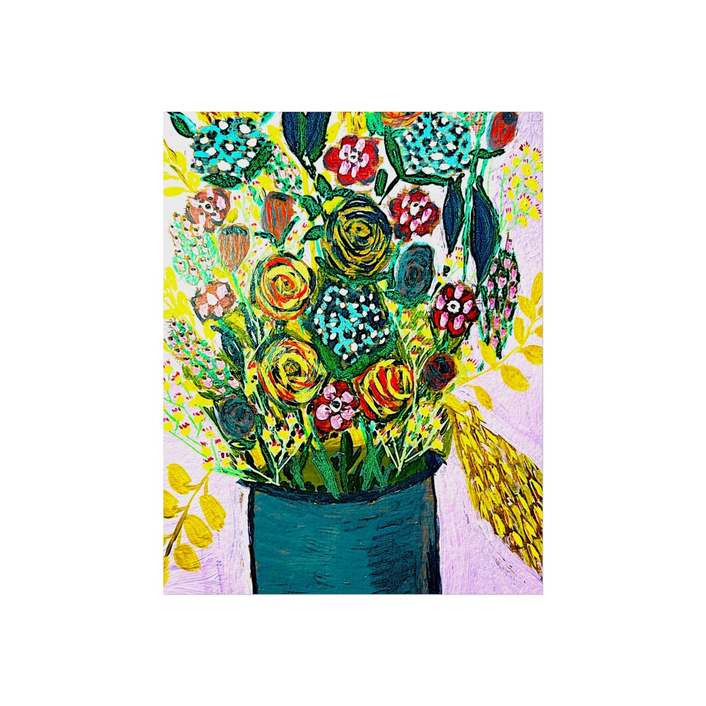 Vibrant Bouqet Giclée Fine Art Print