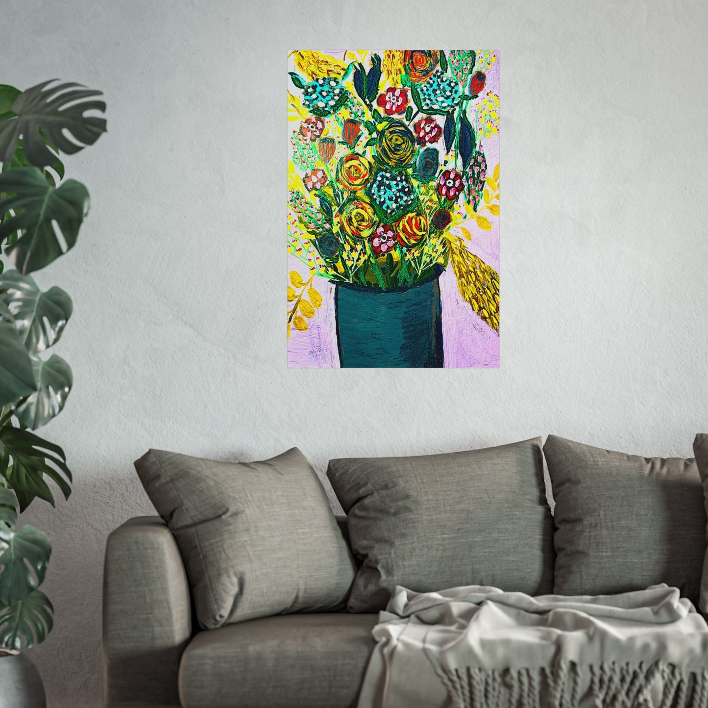 Vibrant Bouqet Giclée Fine Art Print