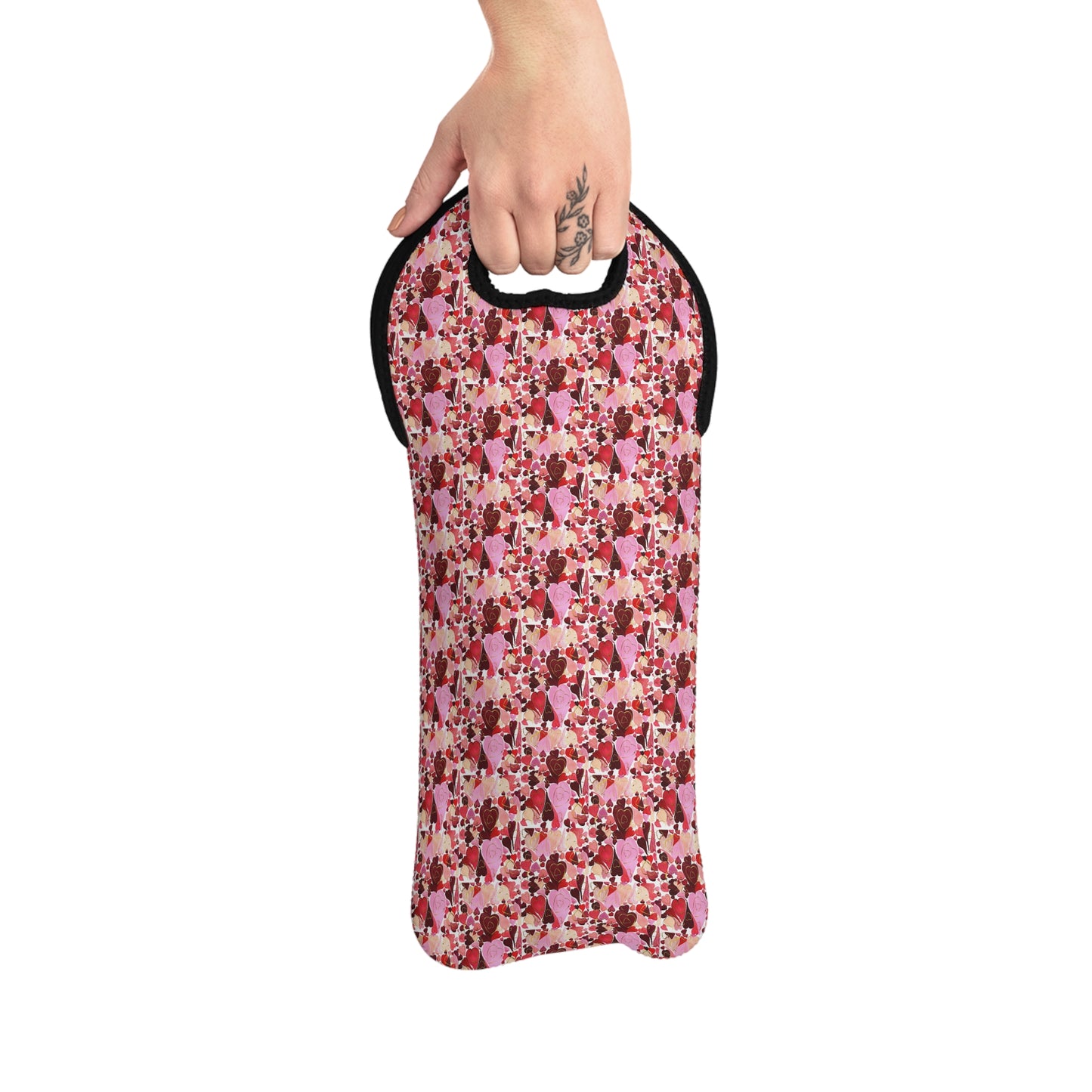 Valentine Wine Tote Bag
