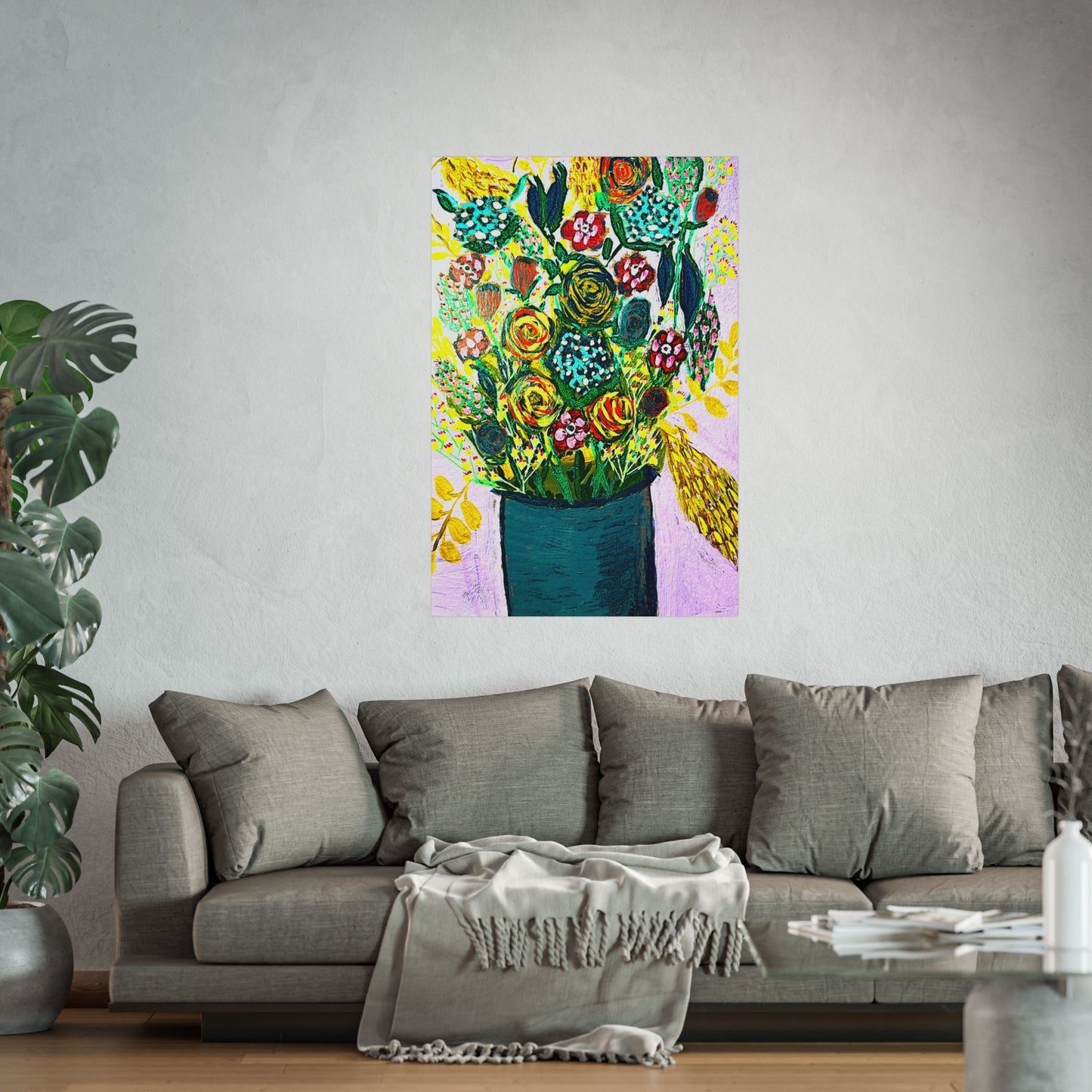 Vibrant Bouqet Giclée Fine Art Print