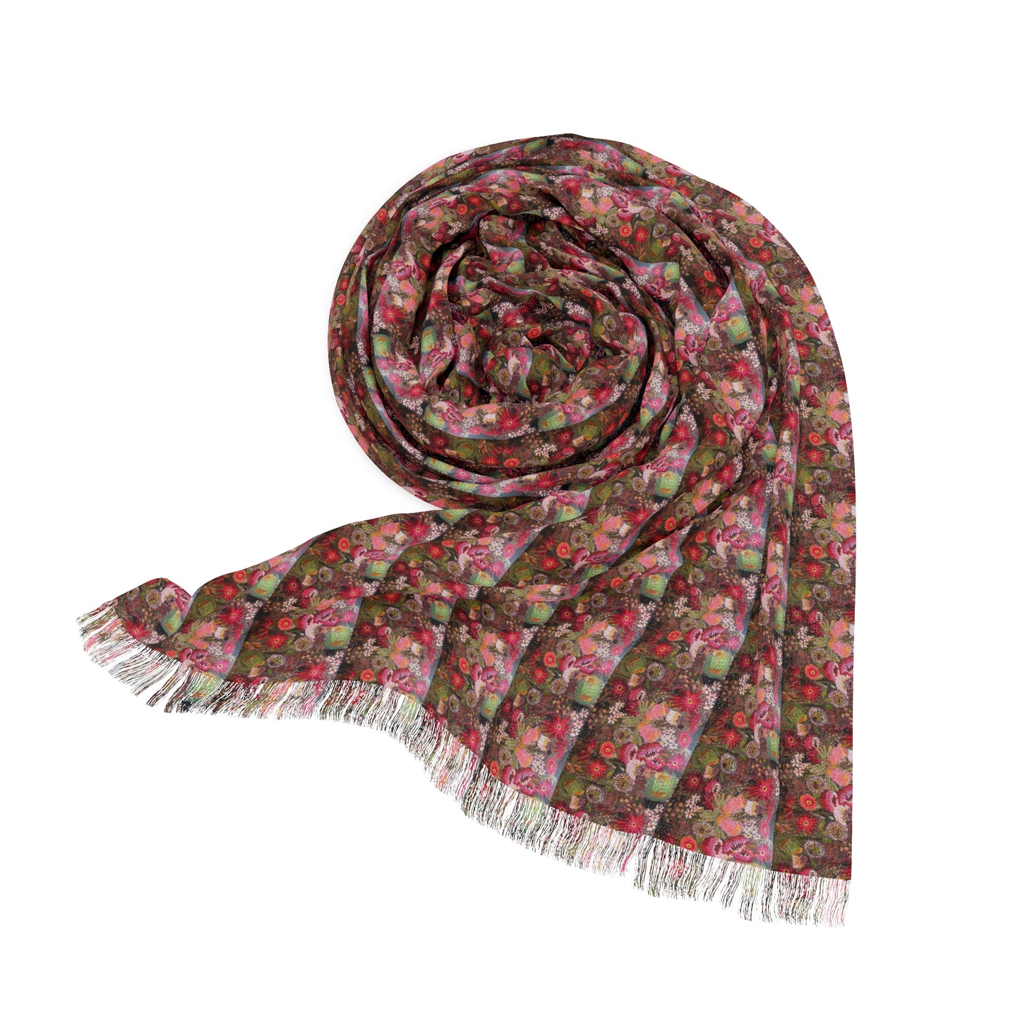 Floral Fireworks Pattern Light Scarf
