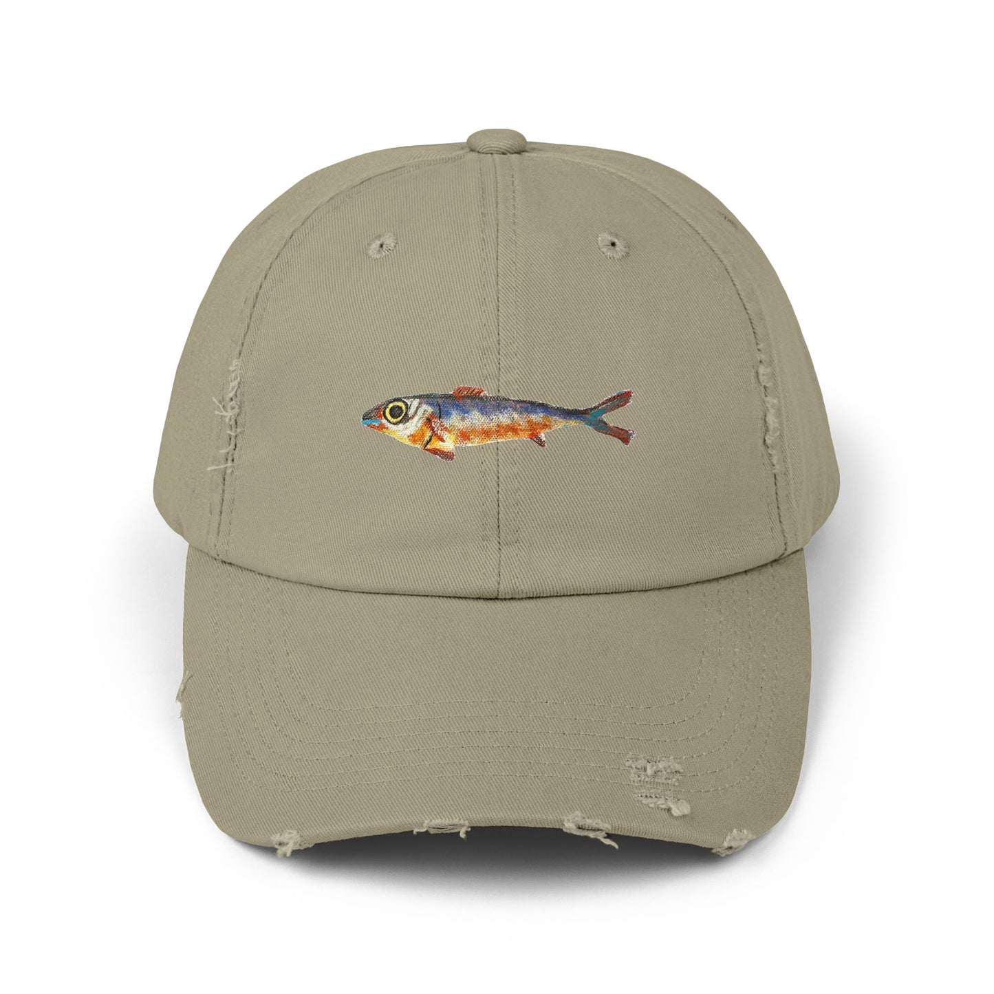 One Fish Unisex Distressed Cap