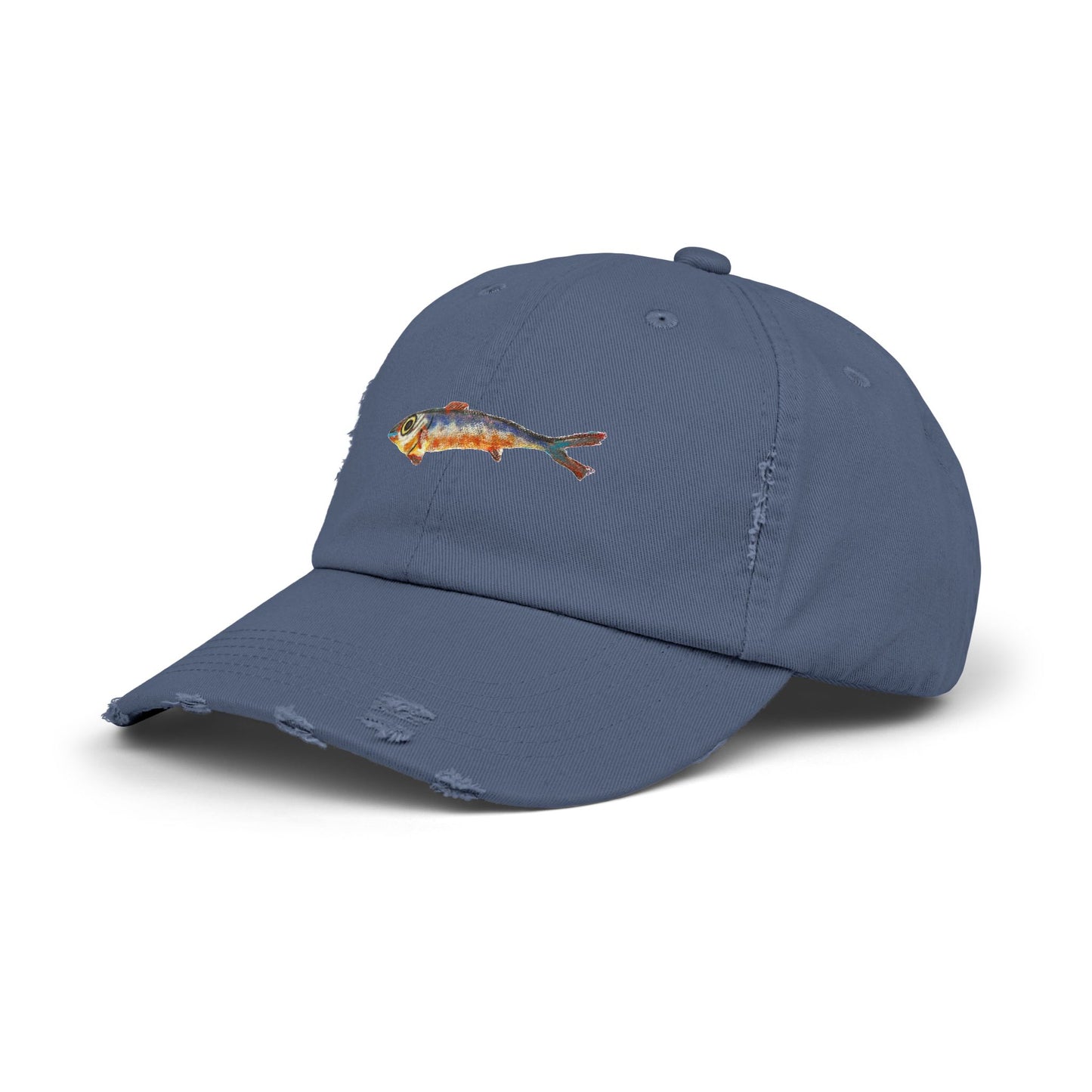 One Fish Unisex Distressed Cap