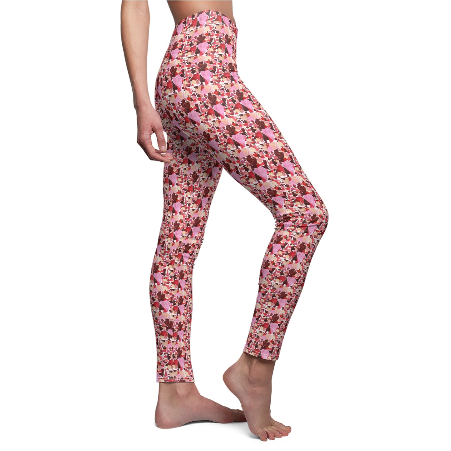 Valentine Pattern Women's Casual Leggings