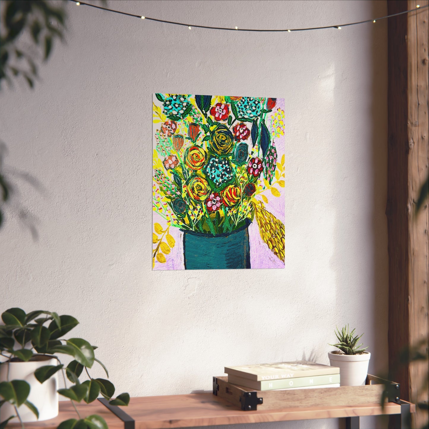 Vibrant Bouqet Giclée Fine Art Print