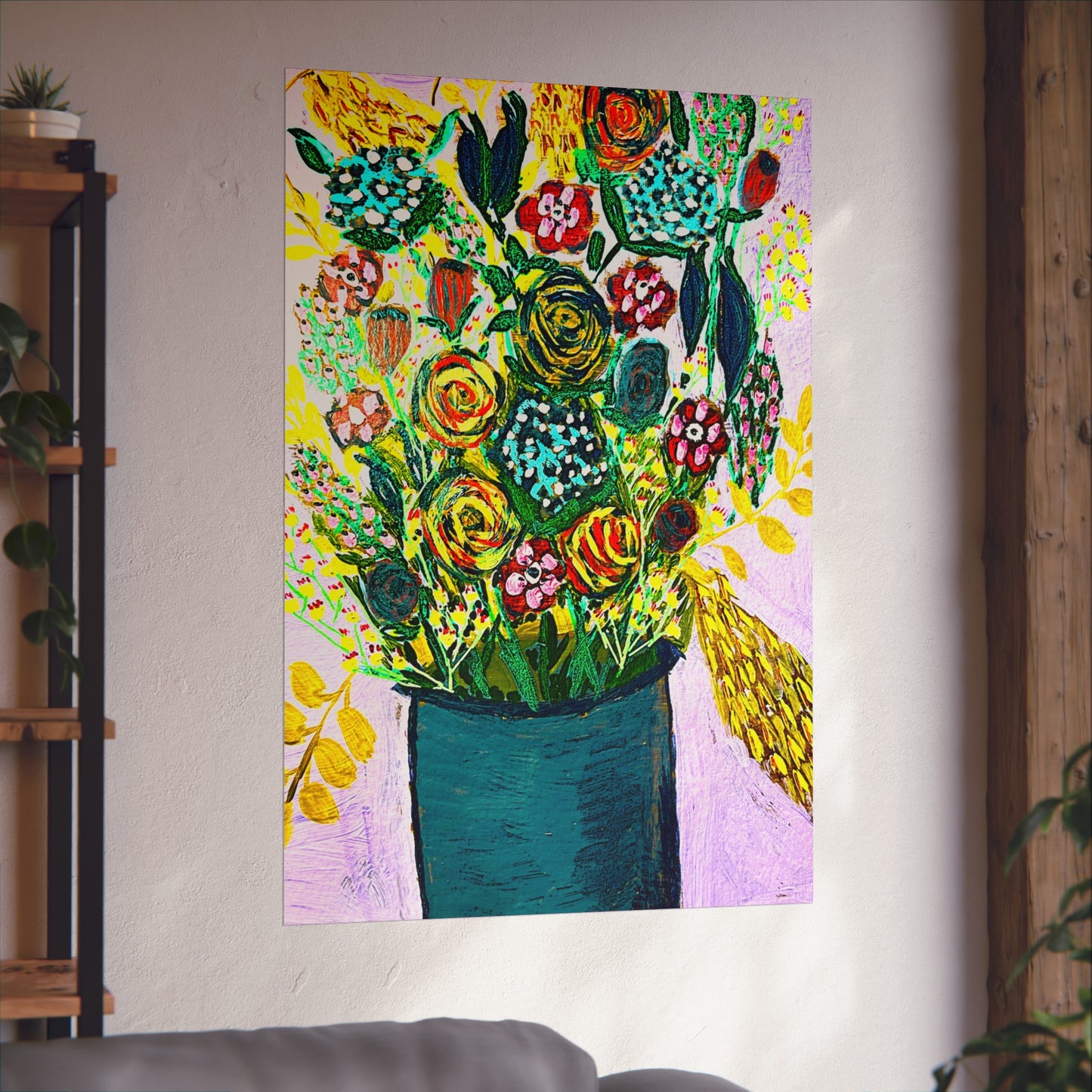Vibrant Bouqet Giclée Fine Art Print