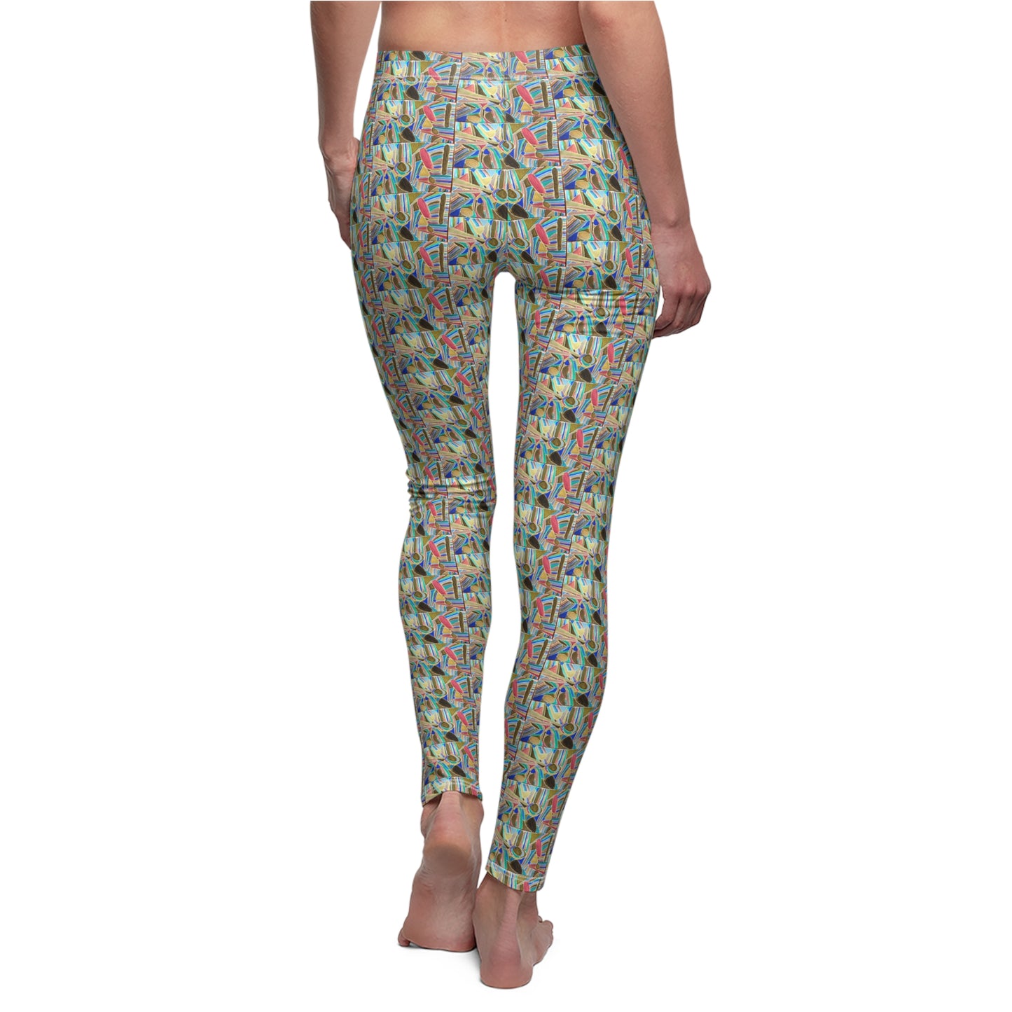 Blue Bayou Pattern Women's Casual Leggings