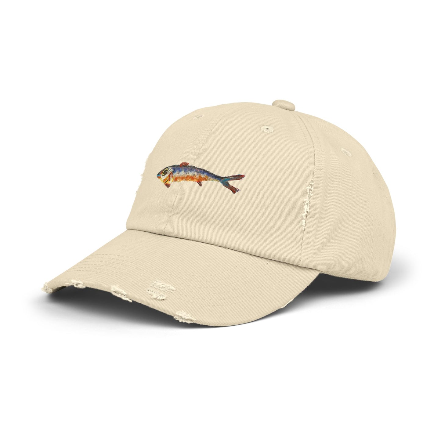One Fish Unisex Distressed Cap