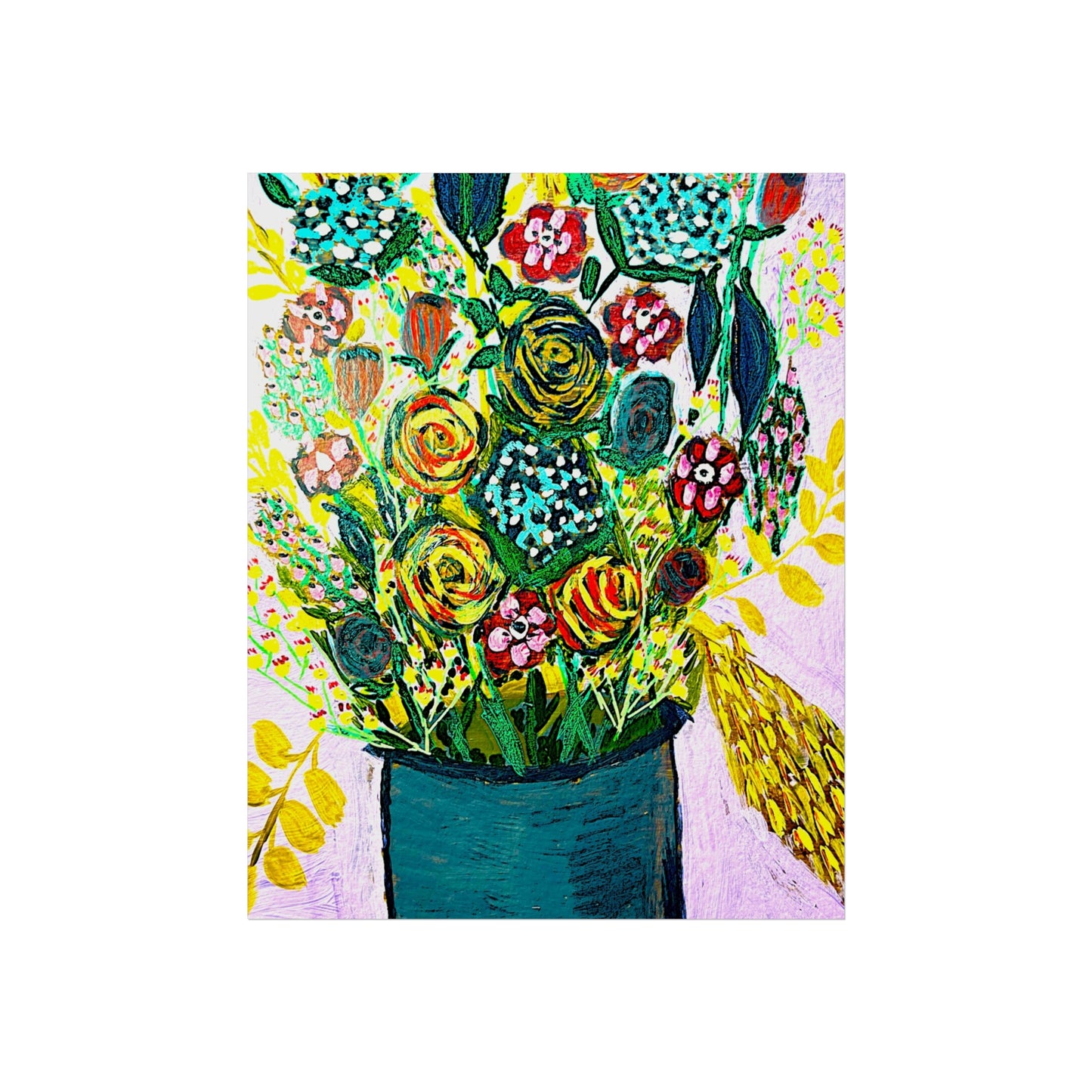 Vibrant Bouqet Giclée Fine Art Print