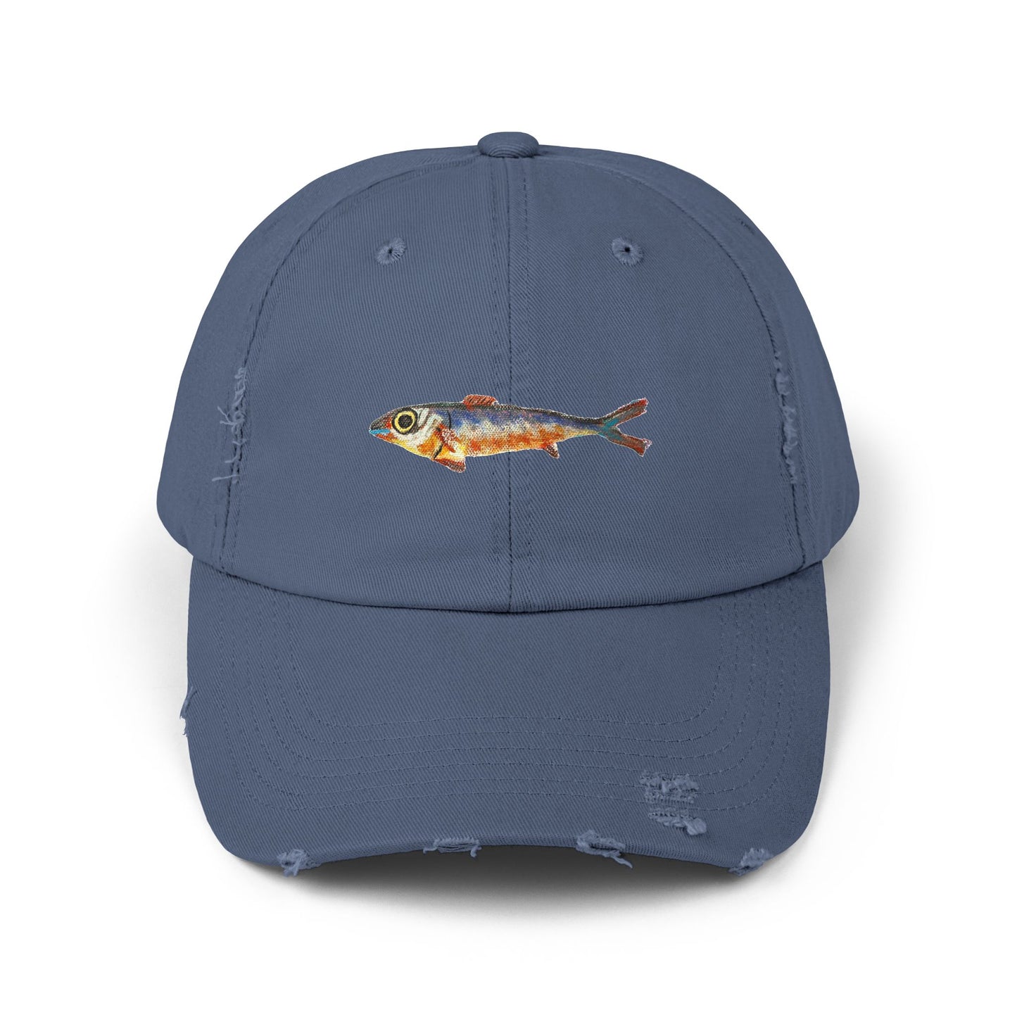 One Fish Unisex Distressed Cap