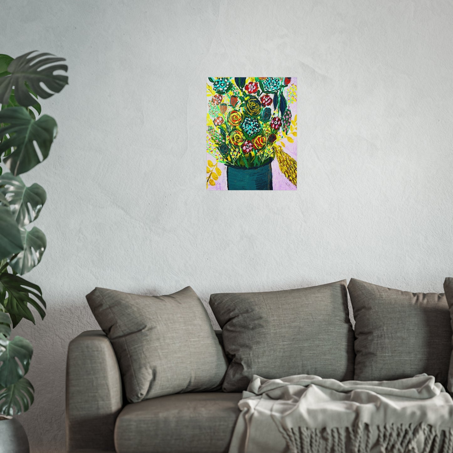 Vibrant Bouqet Giclée Fine Art Print