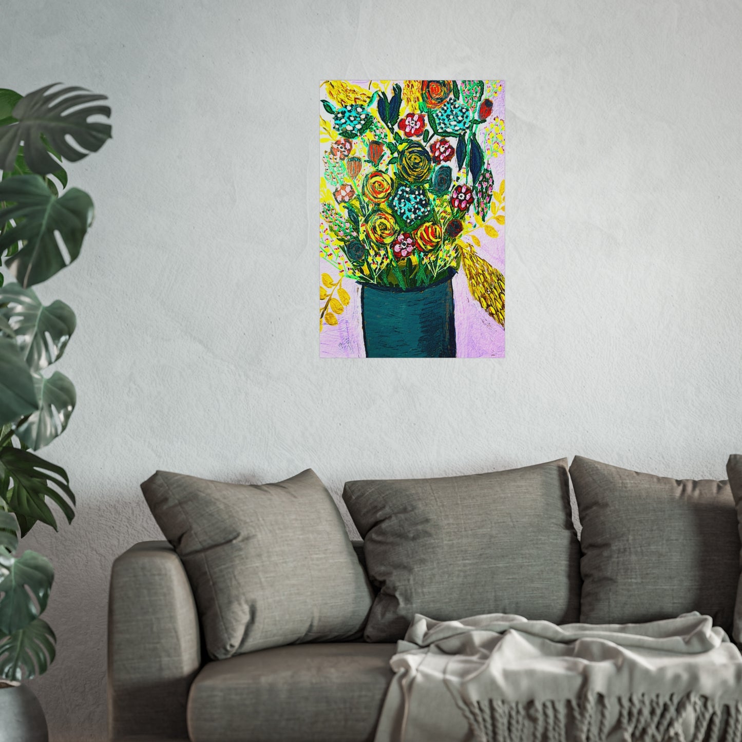 Vibrant Bouqet Giclée Fine Art Print