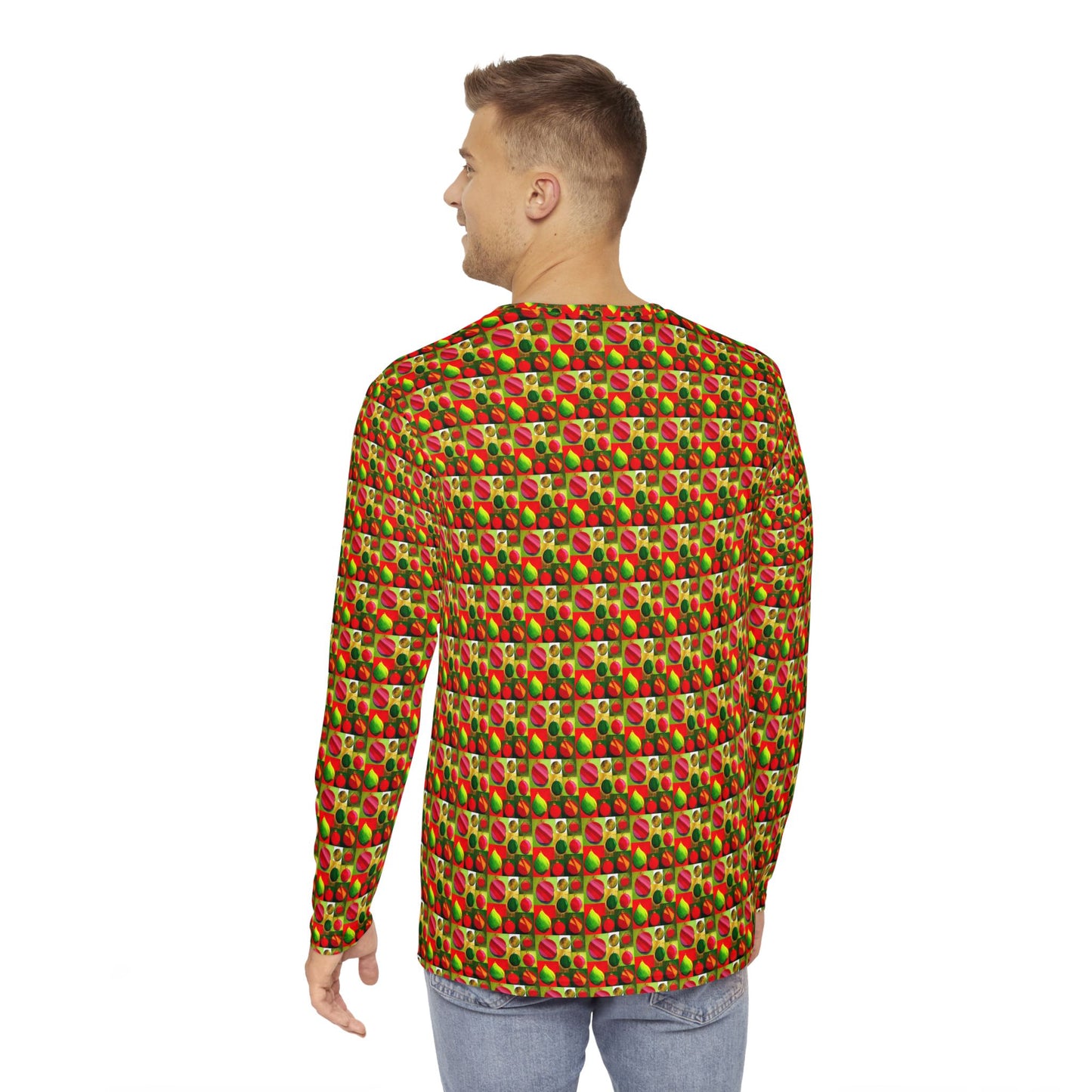 Christmas Ornament Men's Long Sleeve Shirt (AOP)