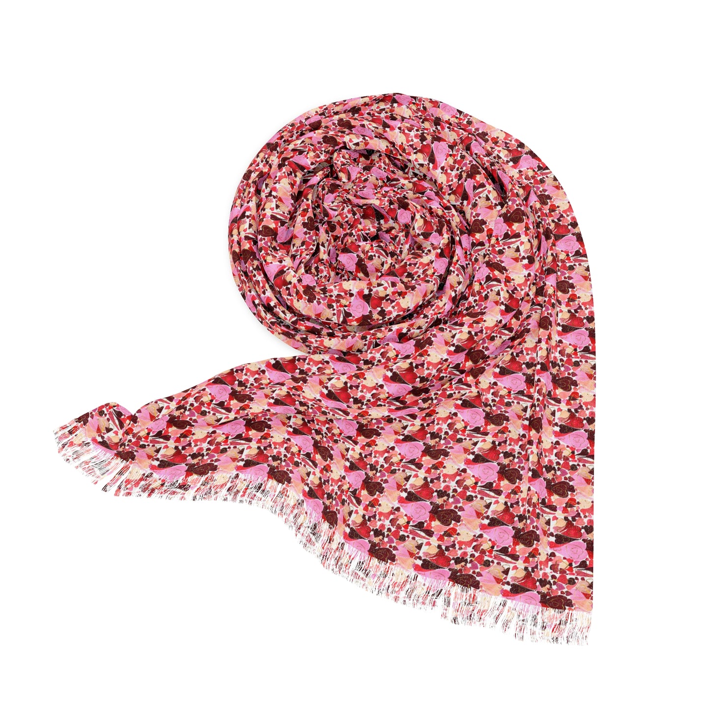 Valentine Pattern Light Scarf