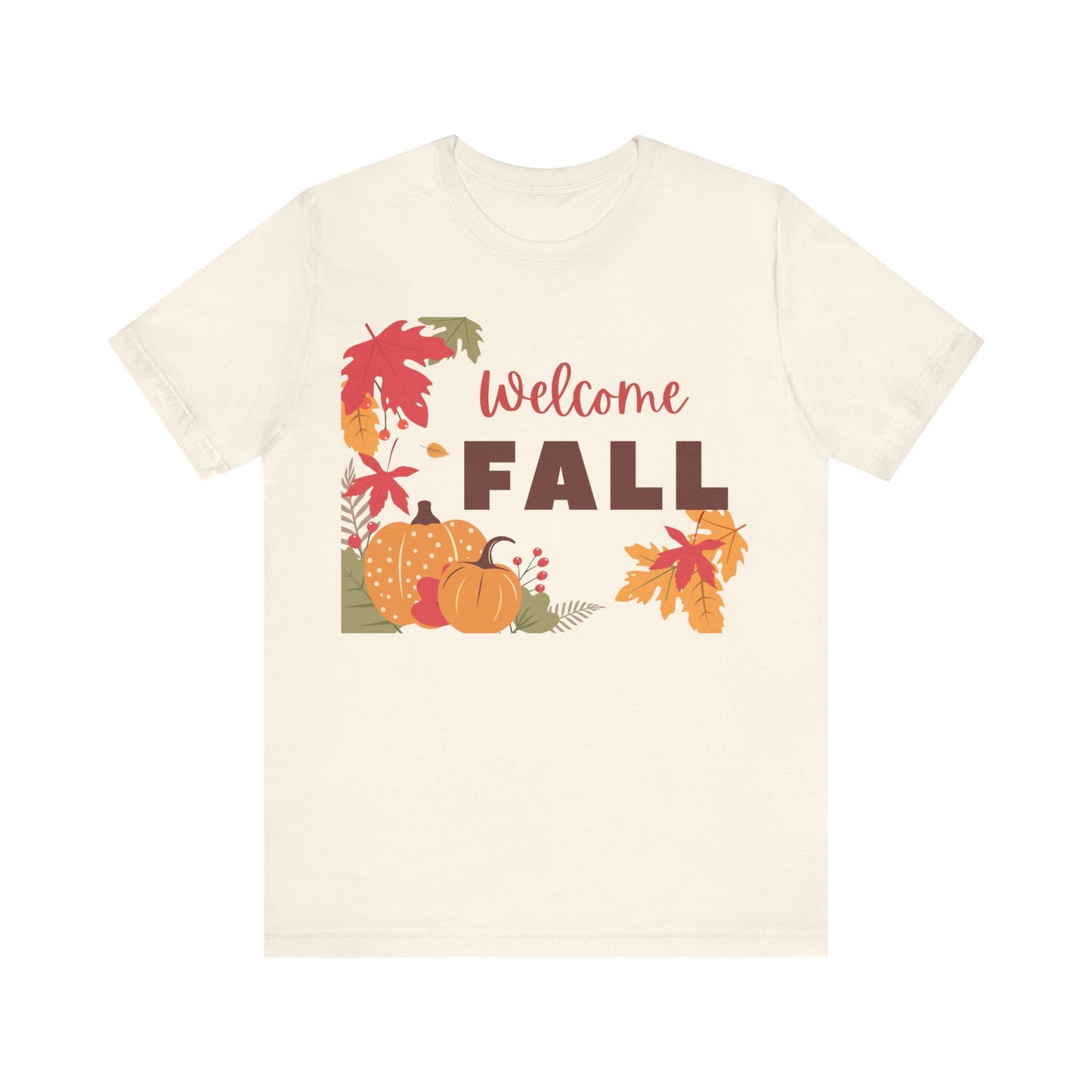 Unisex Welcome Fall Jersey Short Sleeve Tee