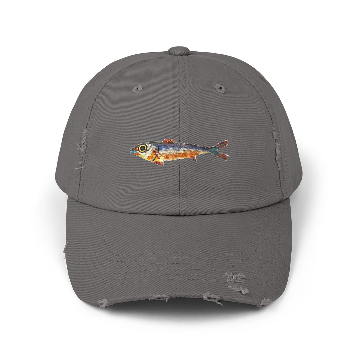 One Fish Unisex Distressed Cap