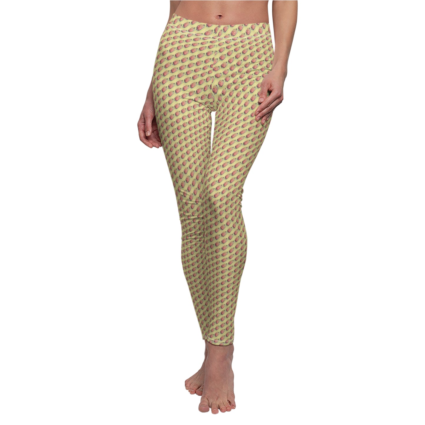 Acorn Patterned Women's Casual Leggings