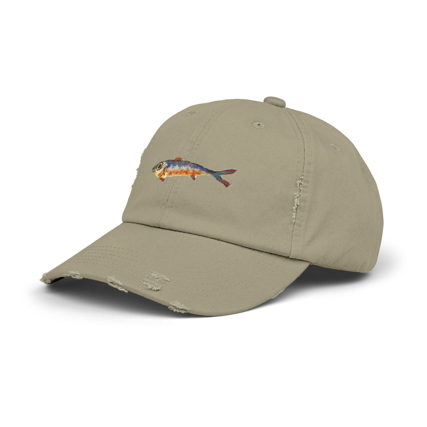 One Fish Unisex Distressed Cap