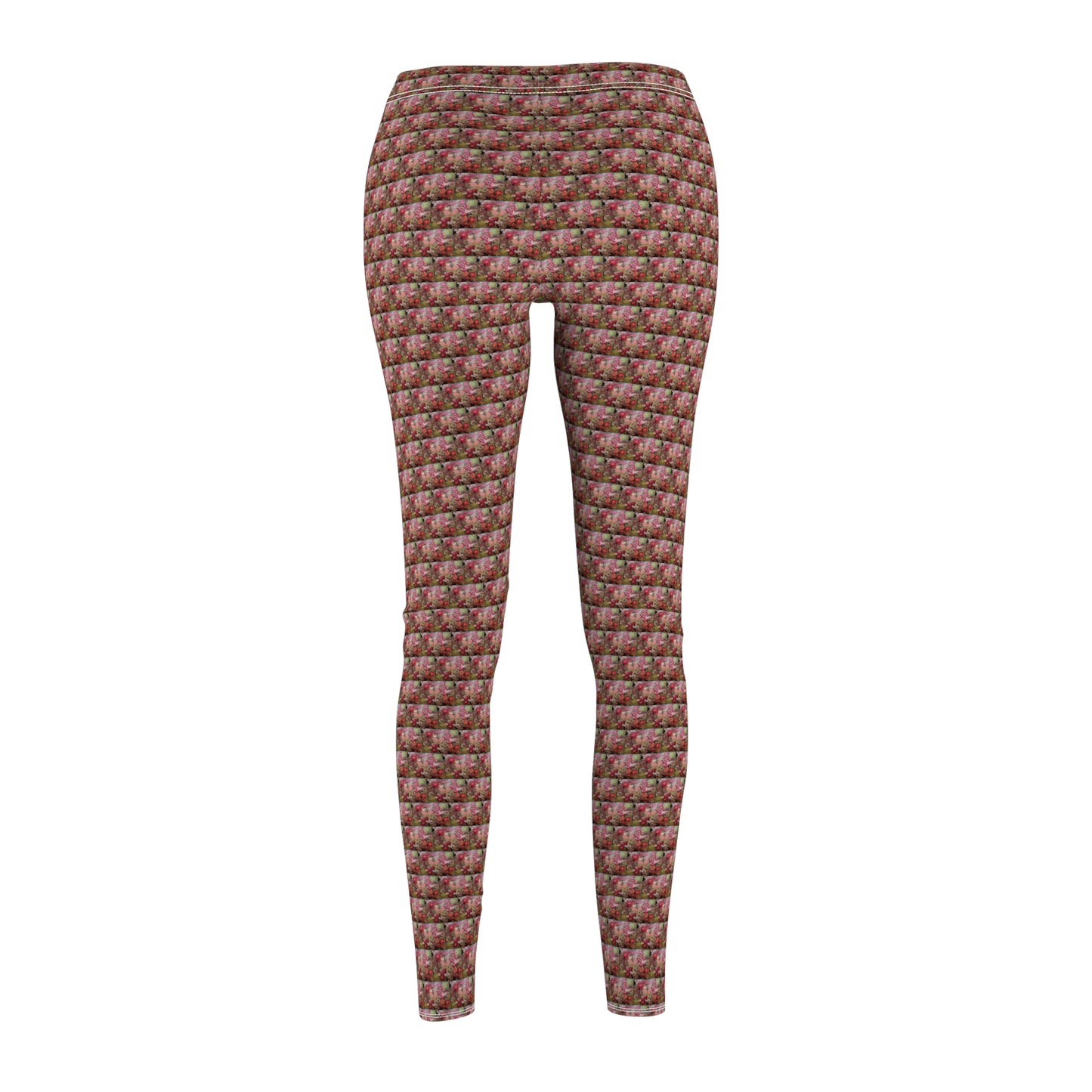 Floral Fireworks Pattern Women's Casual Leggings