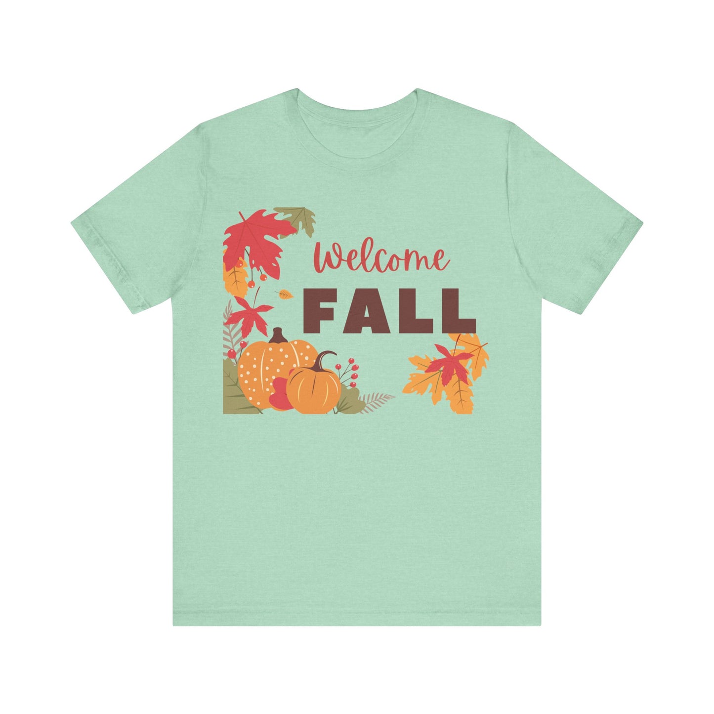 Unisex Welcome Fall Jersey Short Sleeve Tee