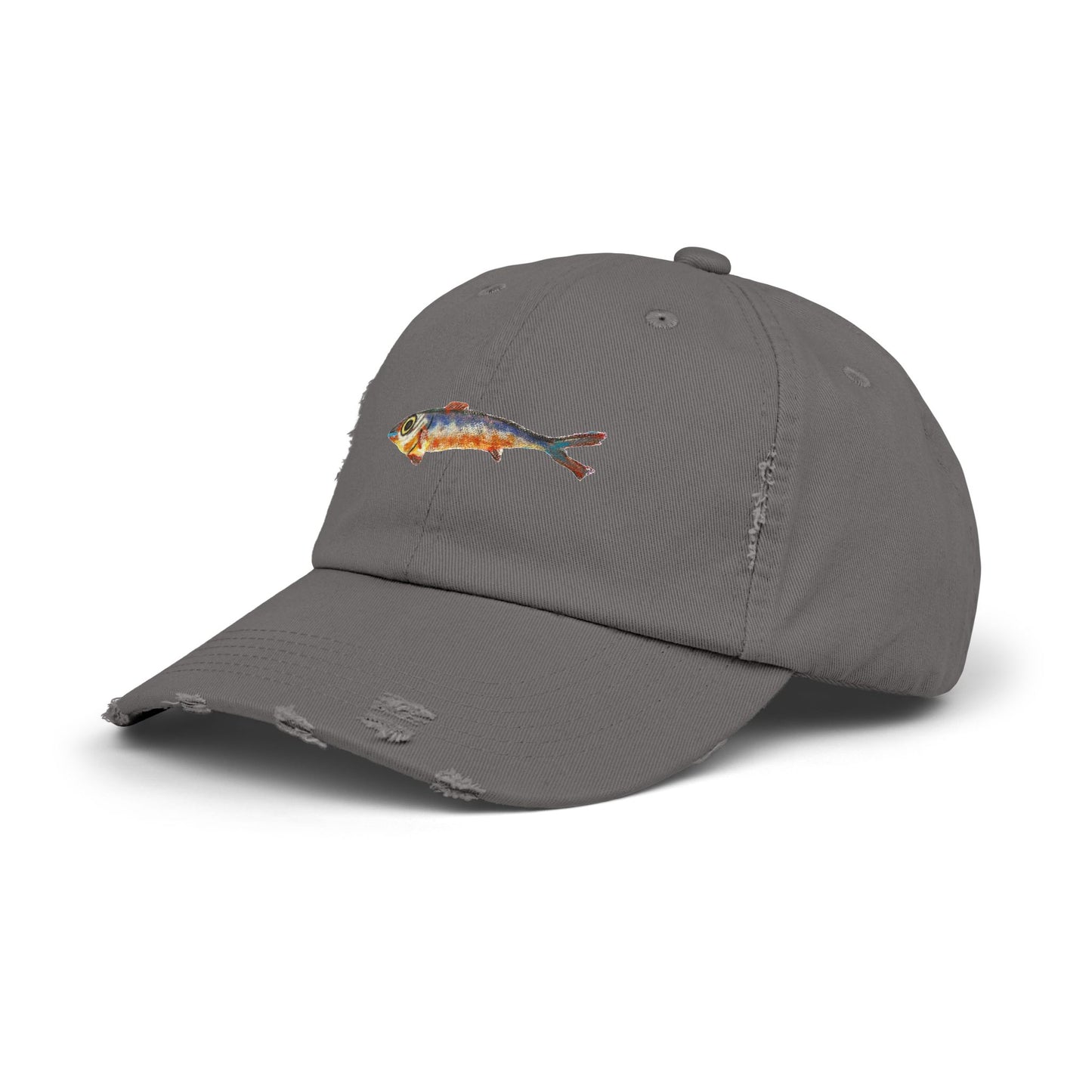 One Fish Unisex Distressed Cap