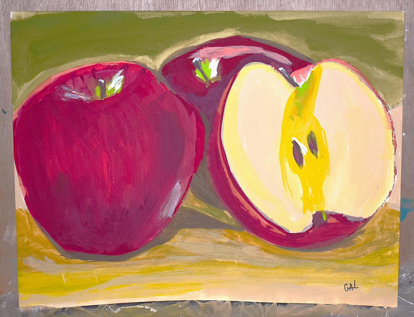 Apples an Original Painting by Lisa Godin