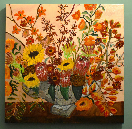 Autumn's Palette an Original Painting by Lisa Godin