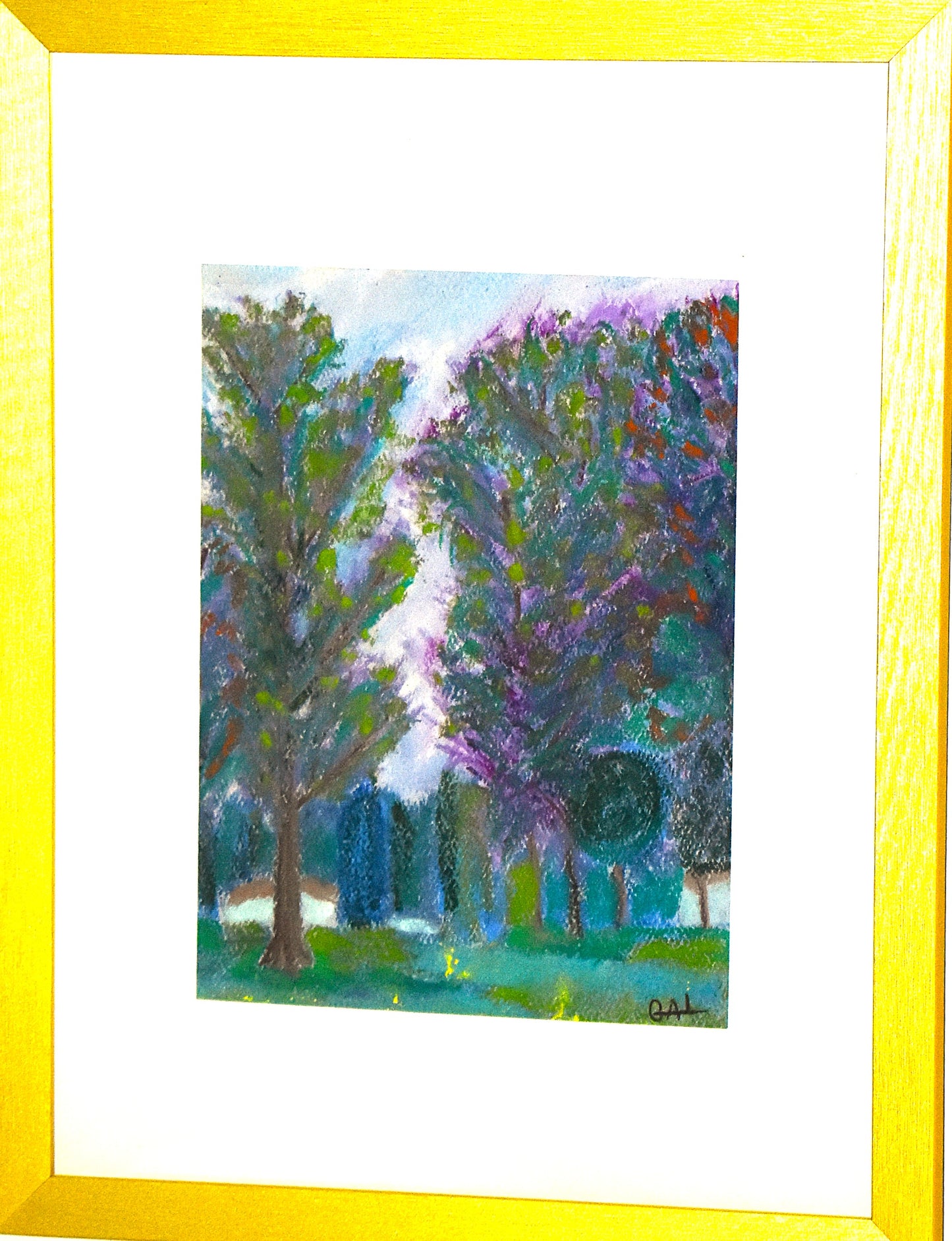 Catskill Resort an Original Painting by Lisa Godin