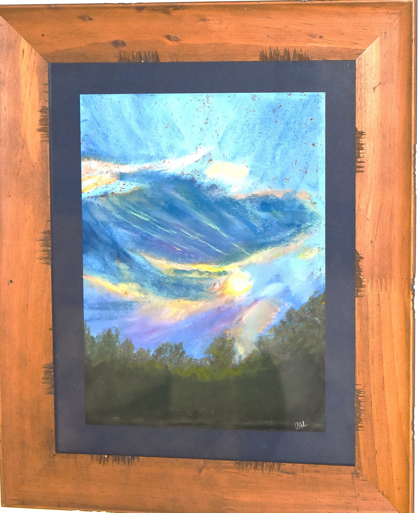 Clouds at Dusk an Original Painting by Lisa Godin
