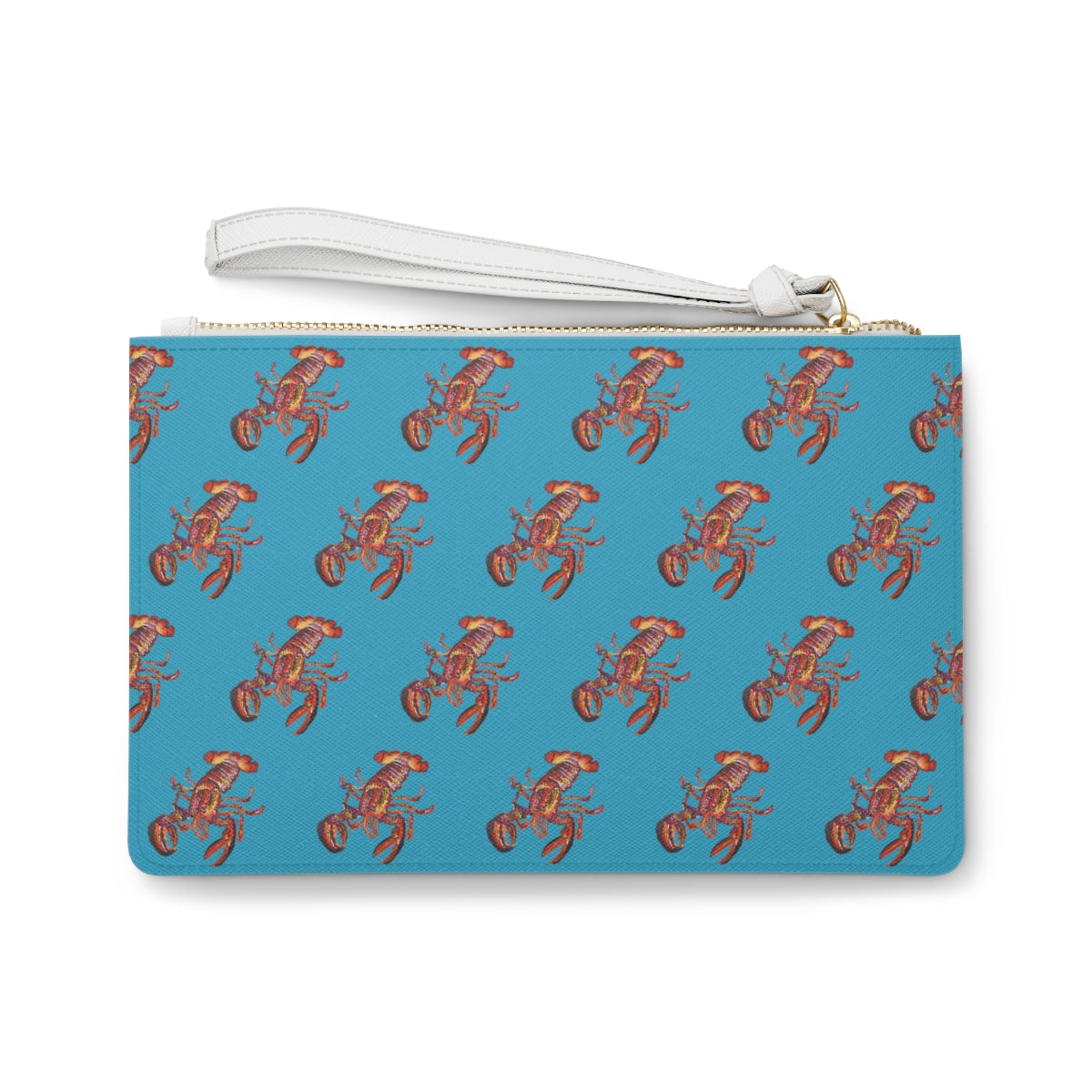 Colorful Lobster Wristlet Turquoise