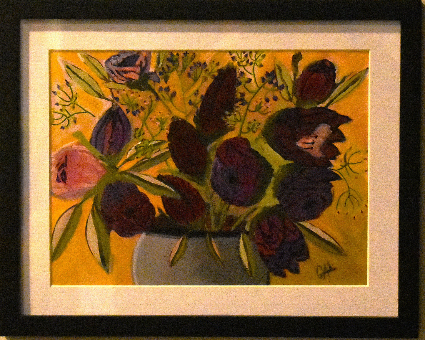 Fabulous Fall Bouquet an Original Painting by Lisa Godin