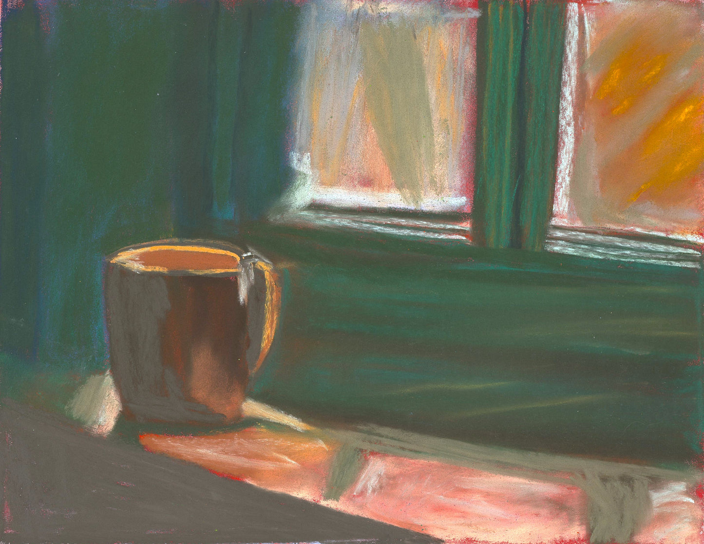 Morning Coffee an Original Painting by Lisa Godin