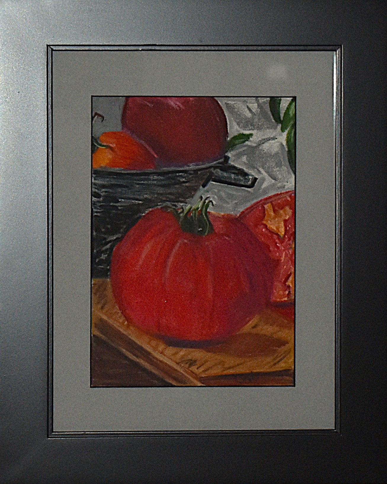 Tomato Basket an Original Painting by Lisa Godin