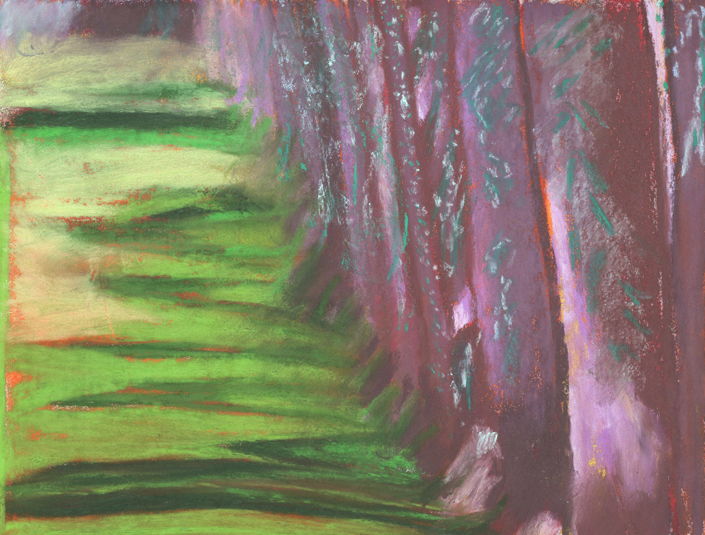 Peaks of Sunlight an Original Painting by Lisa Godin