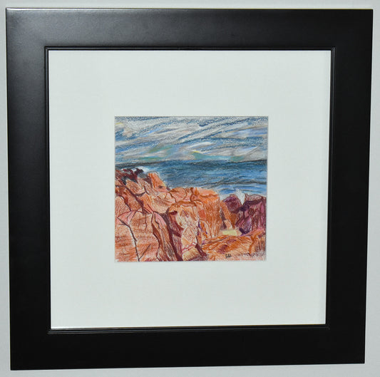 Rocky Cliffs an Original Painting by Lisa Godin