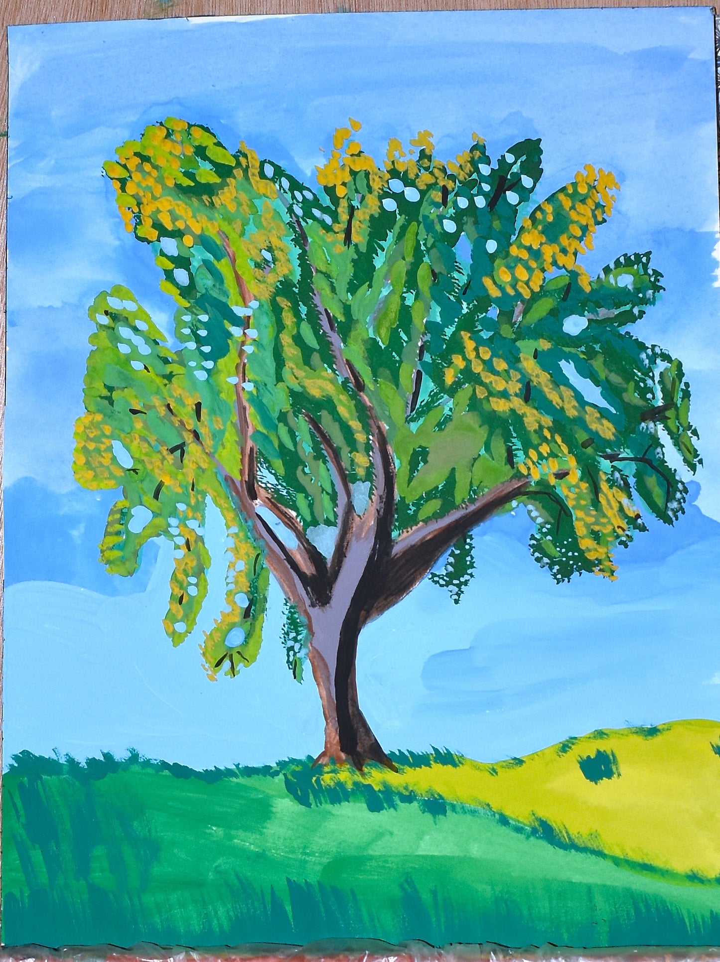 Spring Tree an Original Painting by Lisa Godin