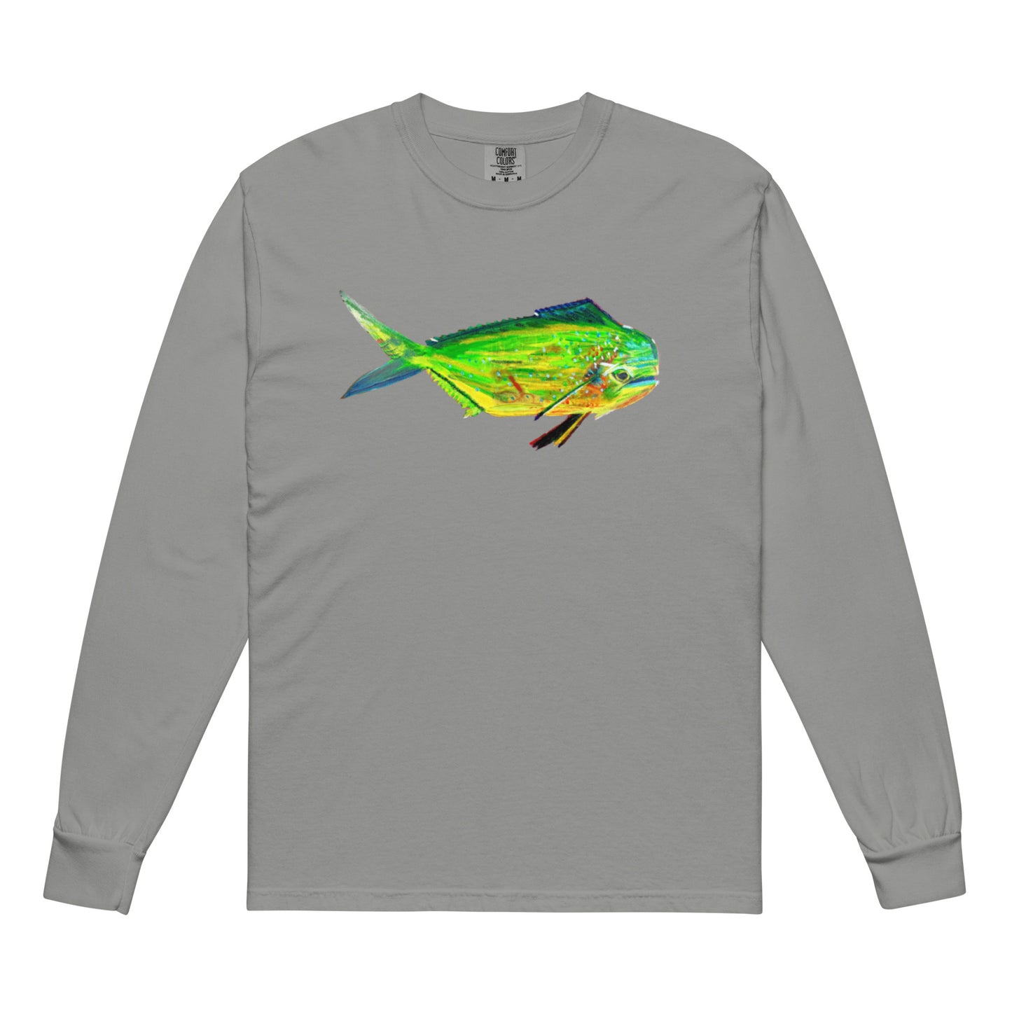 Mahi Mahi Garment-dyed heavyweight long-sleeve shirt