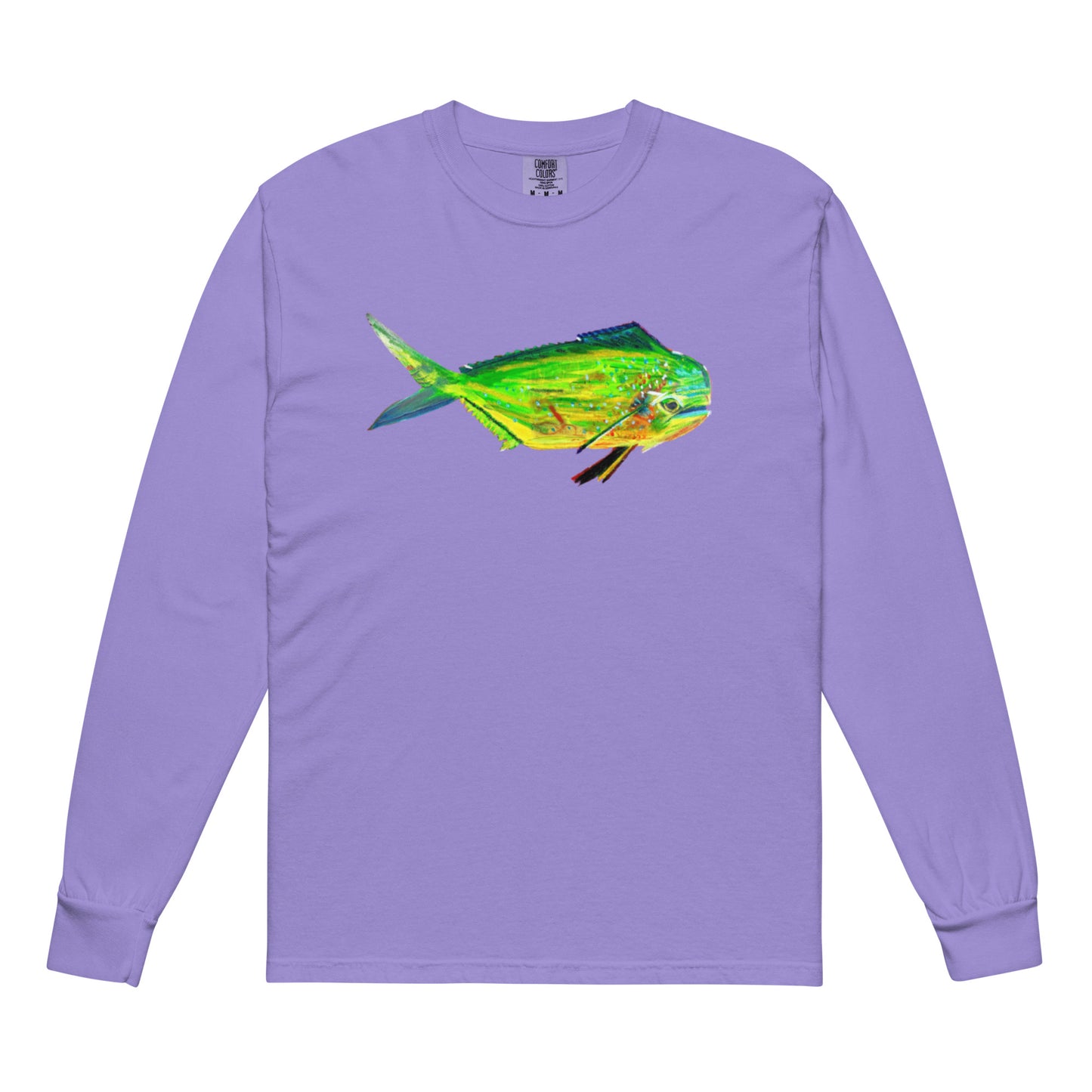 Mahi Mahi Garment-dyed heavyweight long-sleeve shirt