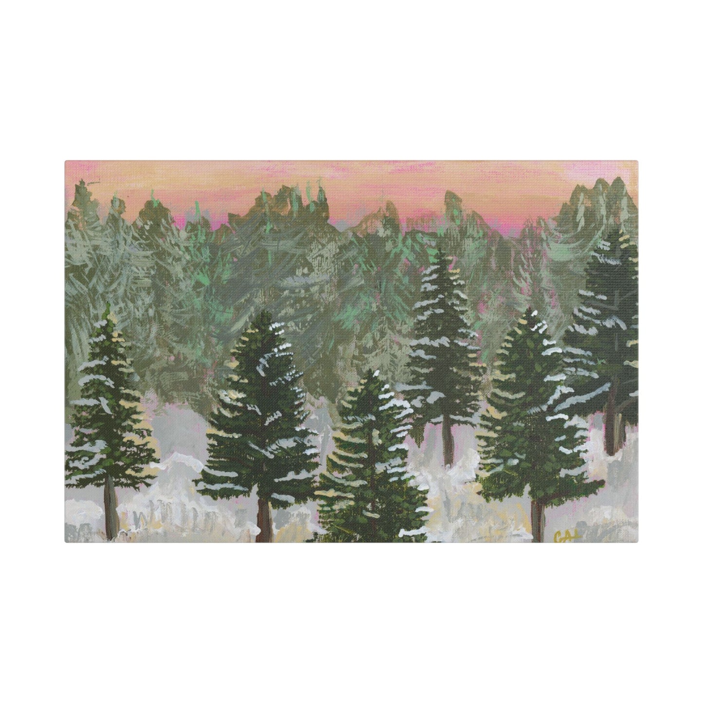 Winter Forest Canvas Print