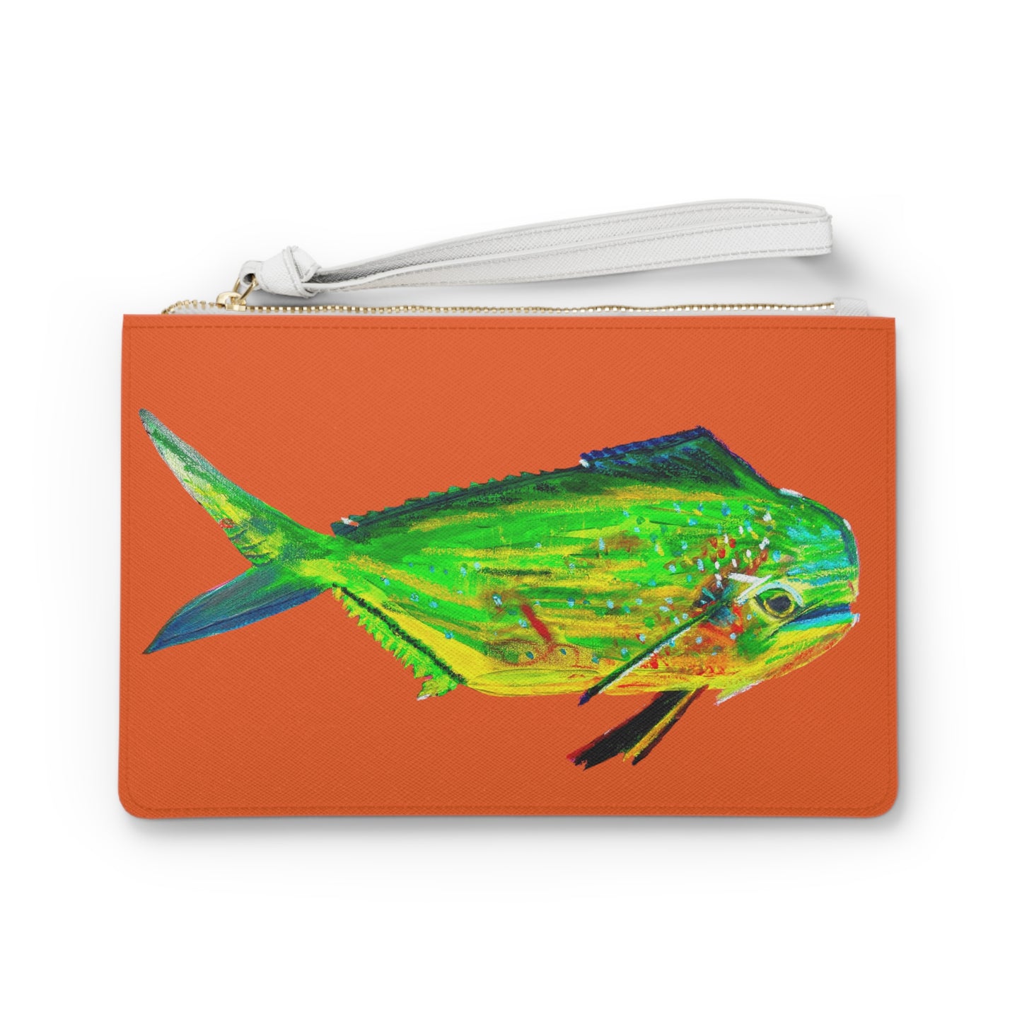 Mahi Mahi Clutch Bag Orange