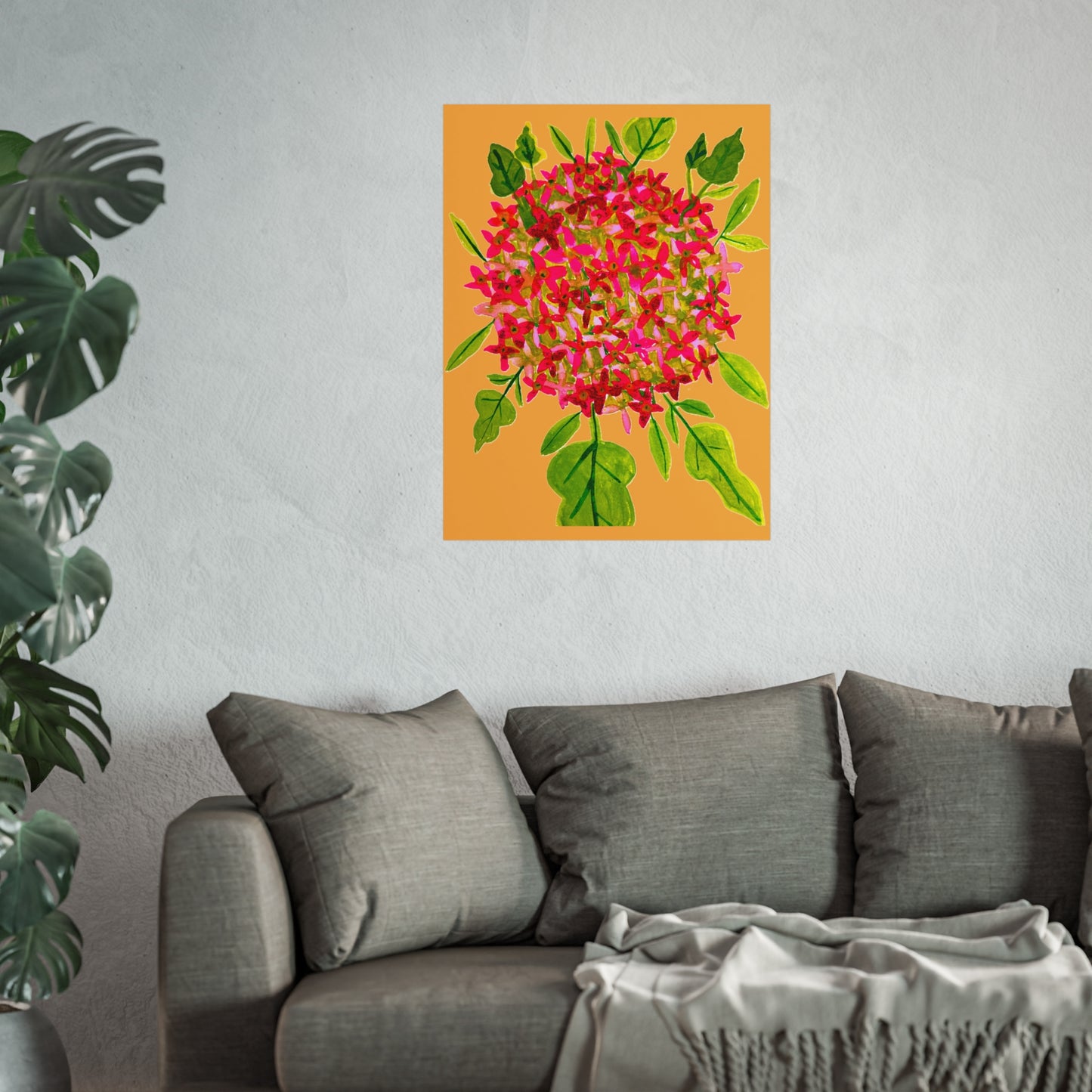 Hydrangea Stem Giclée Fine Art Print