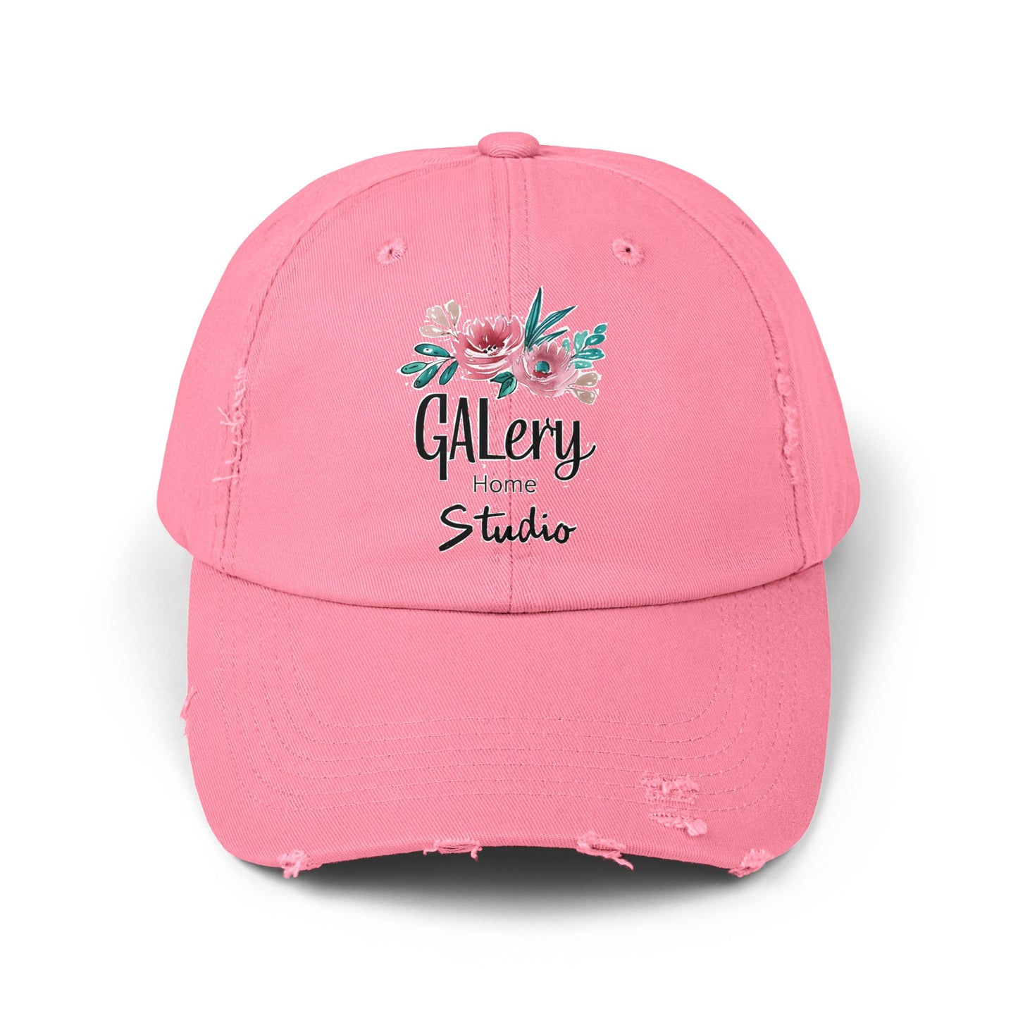 GALery Home Studio Logo Unisex Distressed Cap