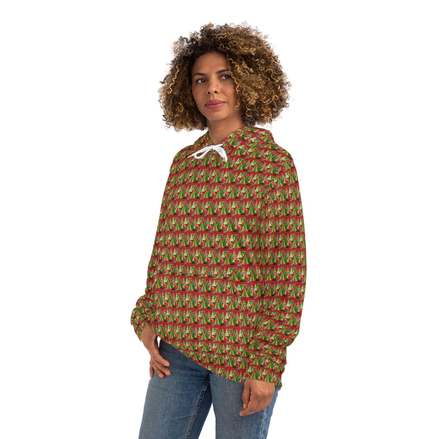 Festive Pine Tree Hoodie