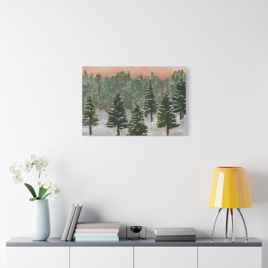 Winter Forest Canvas Print