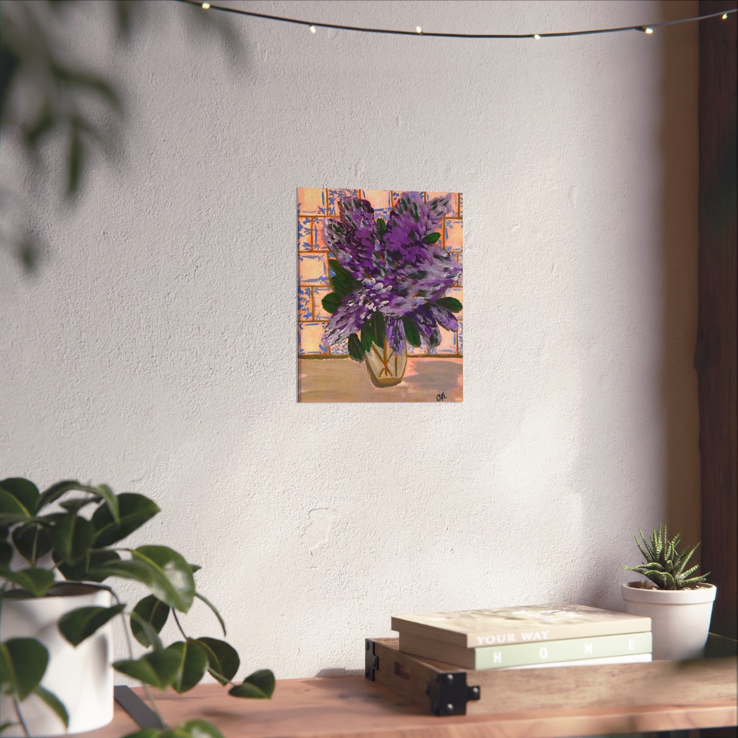 Lilac Bouquet Giclée Fine Art Print