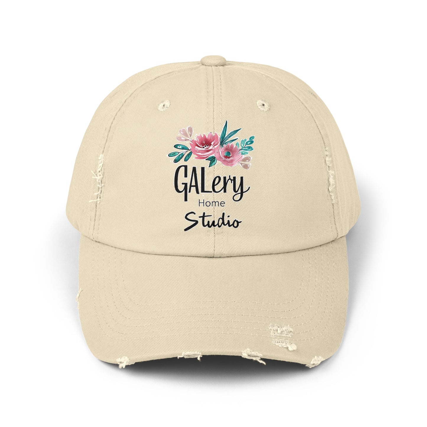 GALery Home Studio Logo Unisex Distressed Cap