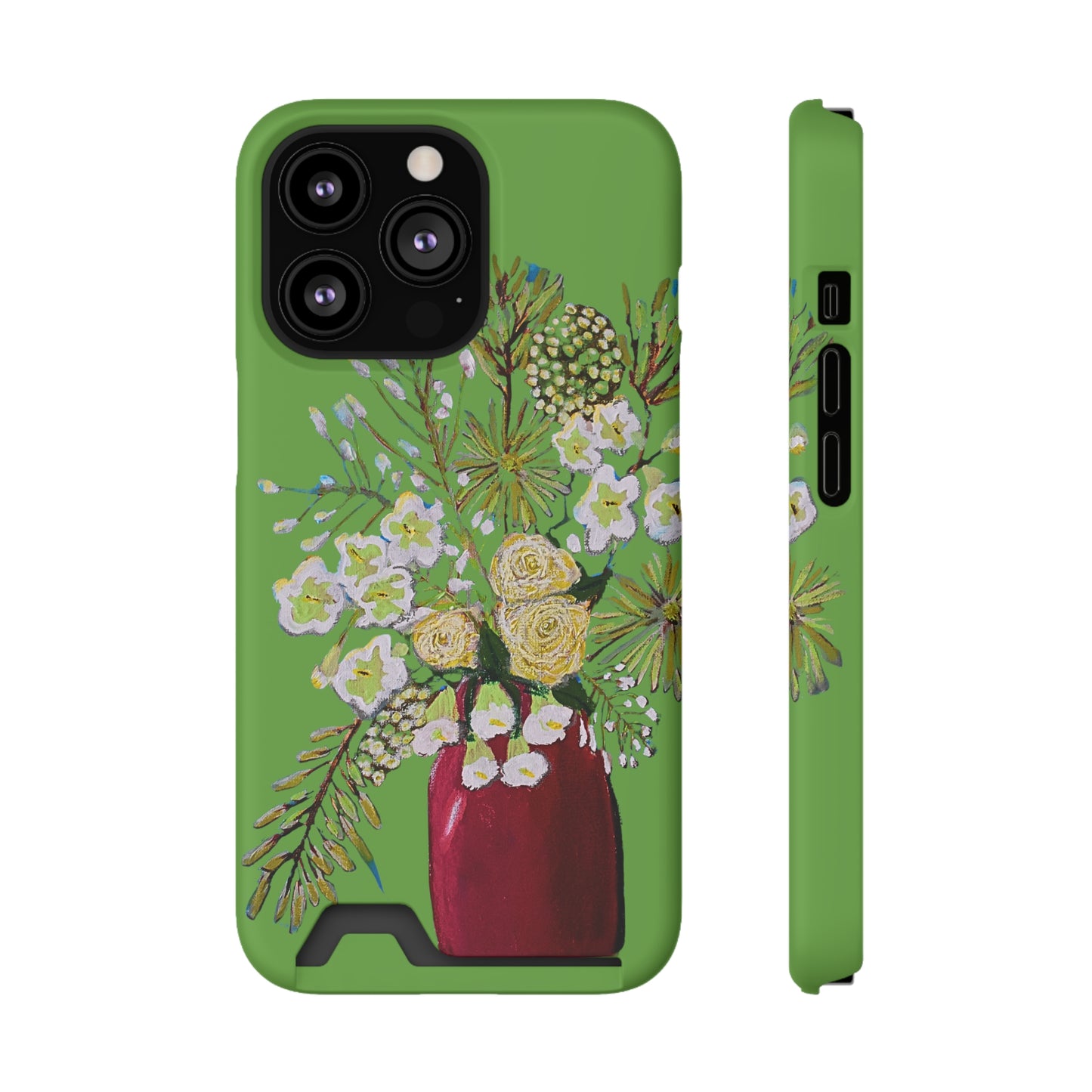 Fireworks Bouquet Phone Case With Card Holder