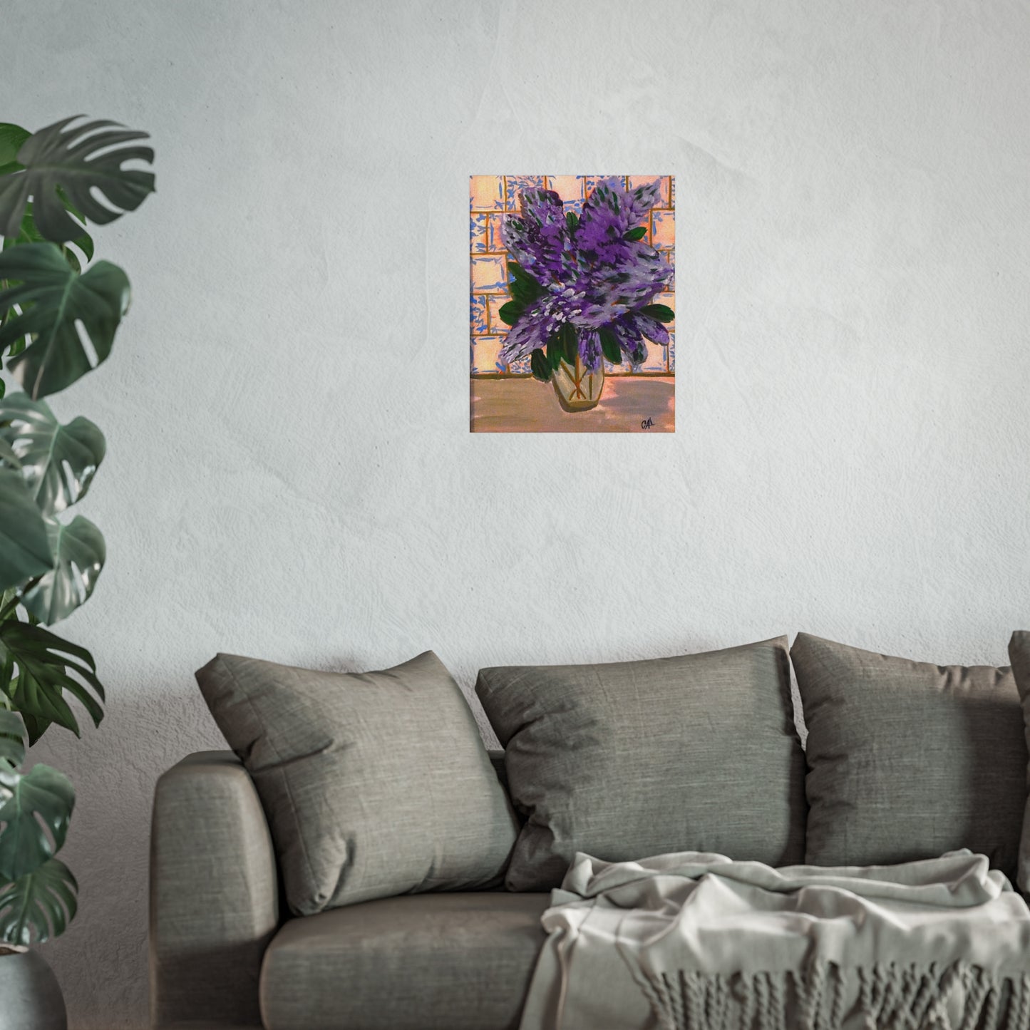 Lilac Bouquet Giclée Fine Art Print