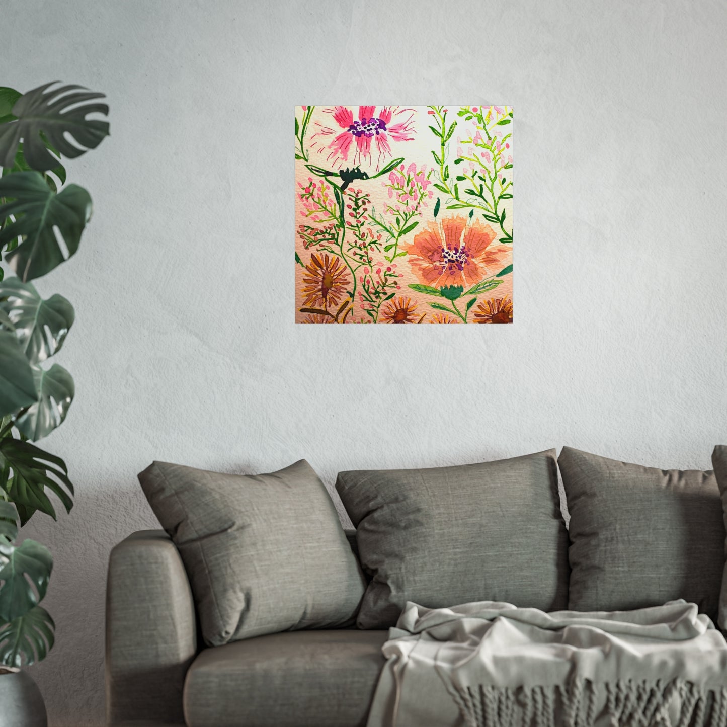 Garden Flowers Again Giclée Fine Art Print