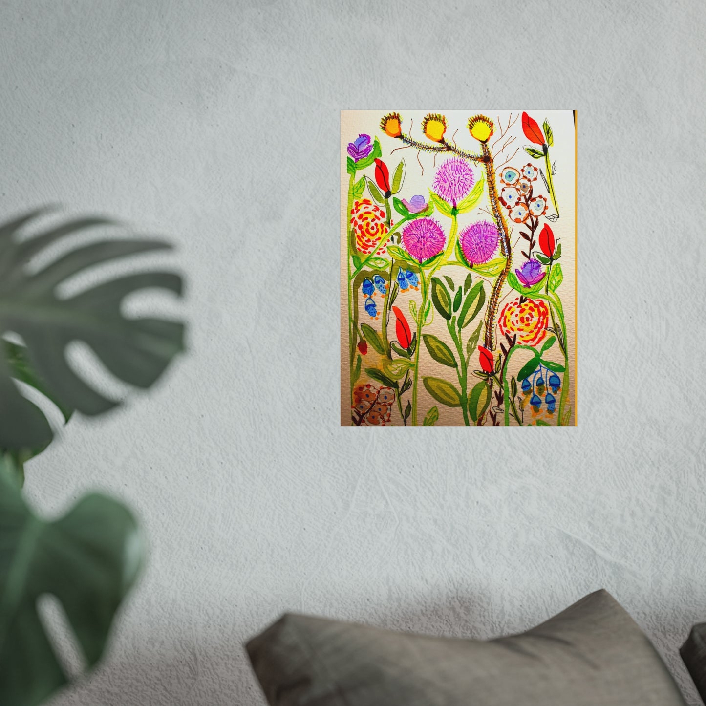 Garden Flowers Giclée Fine Art Print